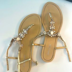 Bella Belle wedding sandals size 10